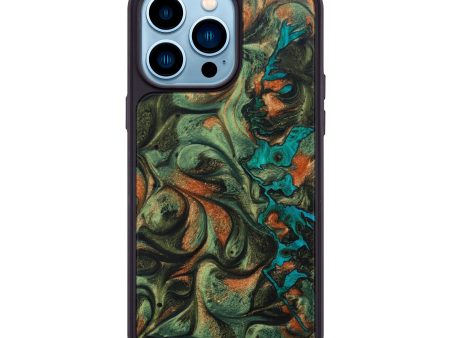 iPhone 14 Pro Max Wood+Resin Phone Case - Sandy (Artist Pick, 642763) on Sale