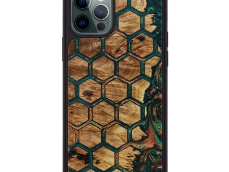 iPhone 12 Pro Wood+Resin Phone Case - Armando (Pattern, 642030) Supply