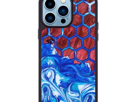 iPhone 14 Pro Max Wood+Resin Phone Case - Mackenzie (Pattern, 642023) Discount