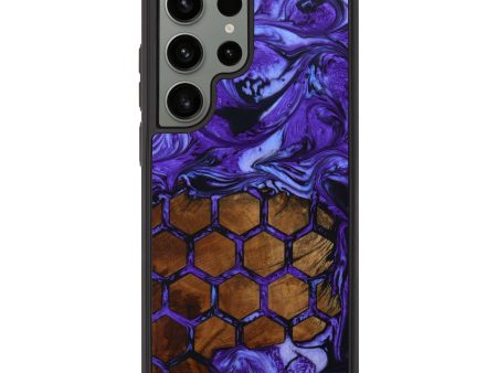 Galaxy S23 Ultra Wood+Resin Phone Case - Maureen (Pattern, 642061) For Cheap