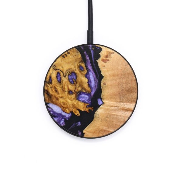 Circle Wood+Resin Wireless Charger - Lynn (Mosaic, 640542) Sale