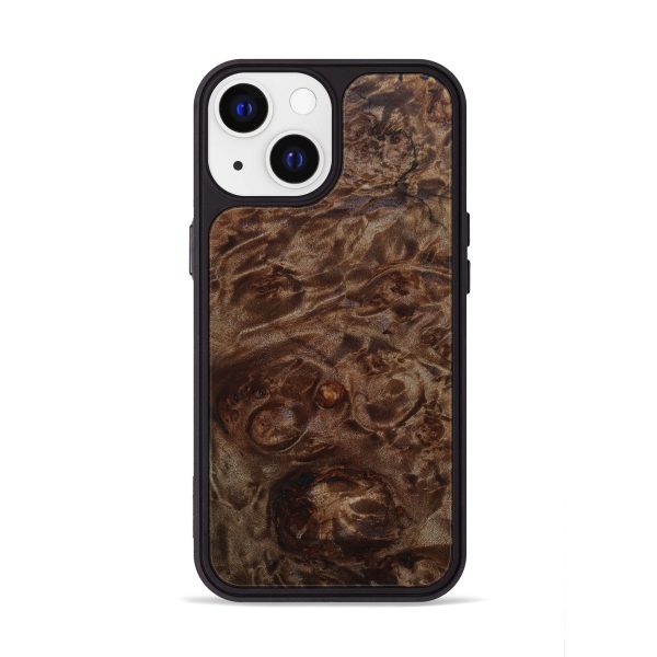 iPhone 13 Wood+Resin Phone Case - Briella (Wood Burl, 642896) Online Hot Sale