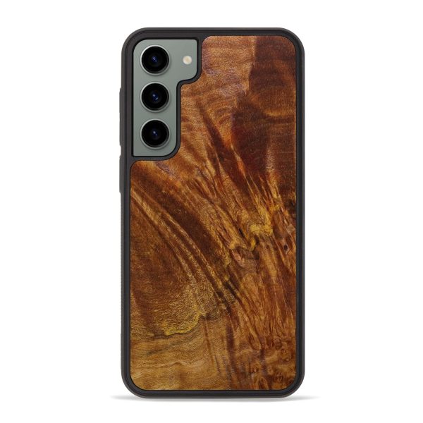 Galaxy S23 Plus Wood+Resin Phone Case - Solomon (Wood Burl, 642907) Online Hot Sale