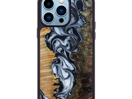 iPhone 14 Pro Max Wood+Resin Phone Case - Levi (Artist Pick, 642759) For Sale