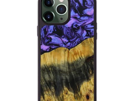 iPhone 13 Pro Max Wood+Resin Phone Case - Camden (Purple, 642522) on Sale