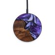 Circle Wood+Resin Wireless Charger - Phoebe (Purple, 642634) Online now