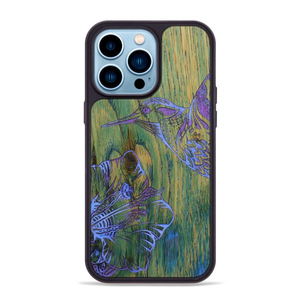 iPhone 14 Pro Max Wood+Resin Phone Case - Halle (Spring, 642336) Supply