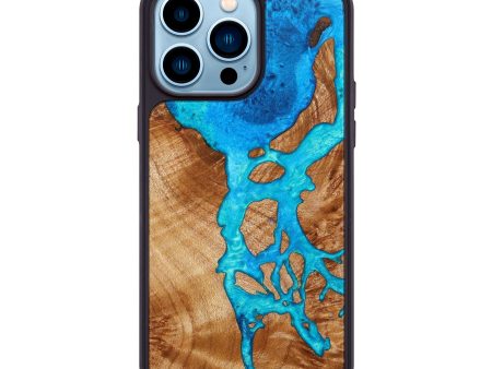 iPhone 14 Pro Max Wood+Resin Phone Case - Alexander (Artist Pick, 638488) Online Sale