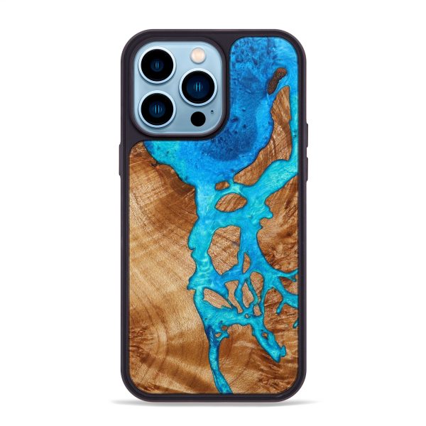 iPhone 14 Pro Max Wood+Resin Phone Case - Alexander (Artist Pick, 638488) Online Sale