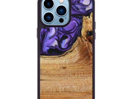 iPhone 14 Pro Max Wood+Resin Phone Case - Willis (Artist Pick, 642841) Hot on Sale