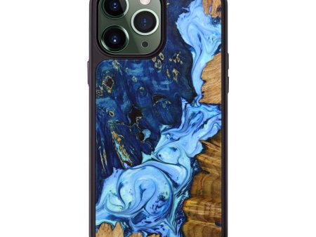 iPhone 13 Pro Max Wood+Resin Phone Case - Darius (Mosaic, 640800) For Discount