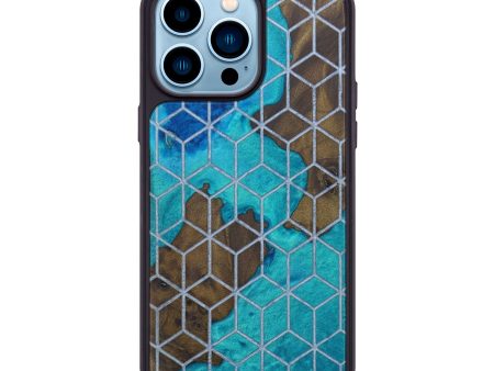 iPhone 14 Pro Max Wood+Resin Phone Case - Chandler (Pattern, 641688) Online Sale