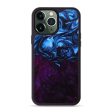 iPhone 13 Pro Max Wood+Resin Phone Case - Amina (Blue, 642952) Fashion