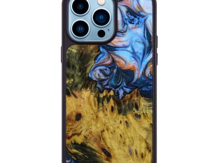 iPhone 14 Pro Max Wood+Resin Phone Case - Declan (Artist Pick, 642946) For Sale