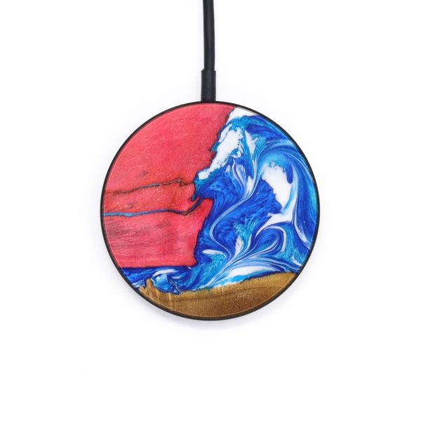 Circle Wood+Resin Wireless Charger - Brooke (Artist Pick, 642535) Cheap