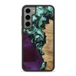 Galaxy S23 Plus Wood+Resin Phone Case - Desiree (Green, 642586) Fashion