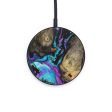 Circle Wood+Resin Wireless Charger - Haley (Mosaic, 640529) Hot on Sale