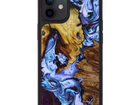 iPhone 12 Wood+Resin Phone Case - Edward (Mosaic, 640761) Online Hot Sale