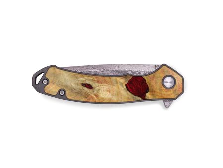 EDC Burl Wood Pocket Knife - Brendon (Wood Burl, 643492) For Sale