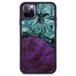 iPhone 11 Pro Max Wood+Resin Phone Case - Myrna (Green, 642718) Online now