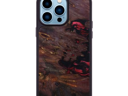 iPhone 14 Pro Max Wood+Resin Phone Case - Felix (Maple Burl, 641435) Sale