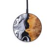 Circle Wood+Resin Wireless Charger - Ron (Black & White, 642646) Discount