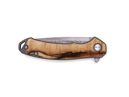 EDC Burl Wood Pocket Knife - Clark (Wood Burl, 643497) Fashion