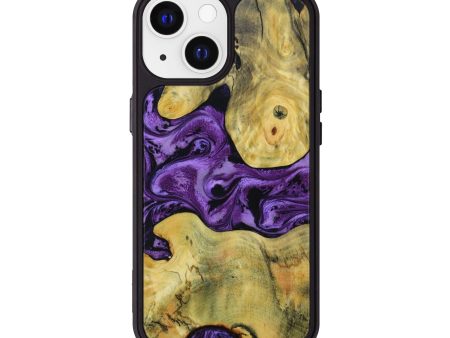 iPhone 13 Wood+Resin Phone Case - Fredrick (Purple, 642315) Hot on Sale