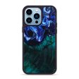 iPhone 14 Pro Max Wood+Resin Phone Case - Otto (Blue, 642527) Hot on Sale