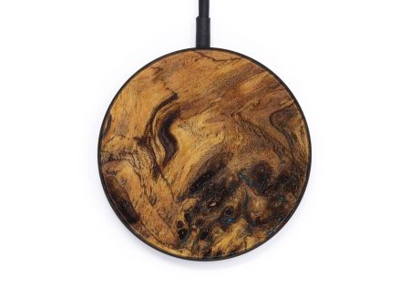 Circle Burl Wood Wireless Charger - Addilyn (Wood Burl, 643505) Hot on Sale