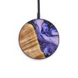 Circle Wood+Resin Wireless Charger - Eddie (Purple, 640549) For Cheap