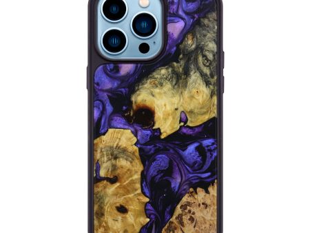 iPhone 14 Pro Max Wood+Resin Phone Case - Forrest (Mosaic, 641445) For Cheap