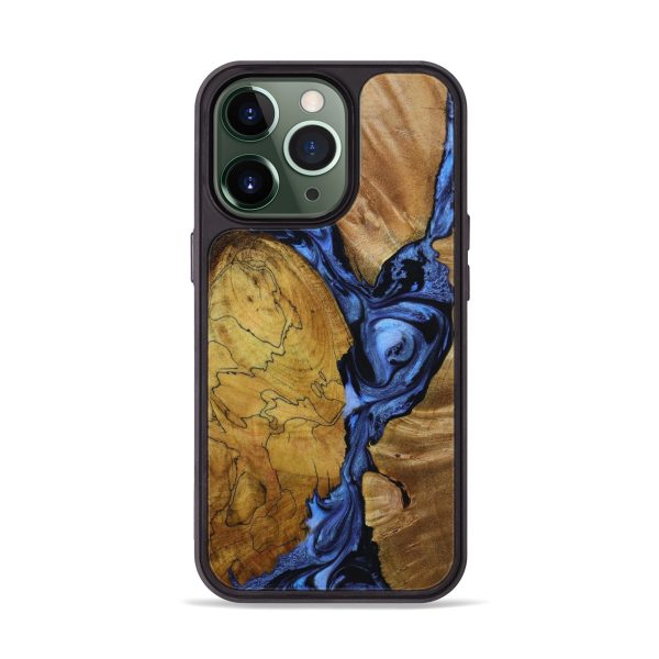 iPhone 13 Pro Wood+Resin Phone Case - Xander (Mosaic, 642044) For Discount