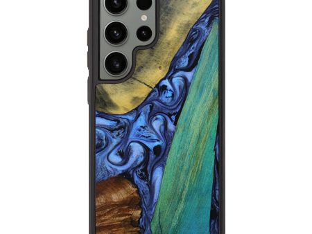 Galaxy S23 Ultra Wood+Resin Phone Case - Colson (Mosaic, 642050) For Cheap