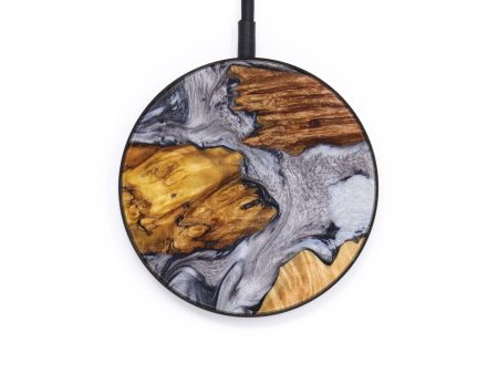 Circle Wood+Resin Wireless Charger - Norman (Mosaic, 640535) Cheap