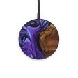 Circle Wood+Resin Wireless Charger - Lyle (Purple, 642637) For Cheap