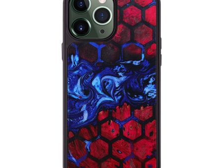 iPhone 13 Pro Max Wood+Resin Phone Case - Alma (Pattern, 642504) For Discount