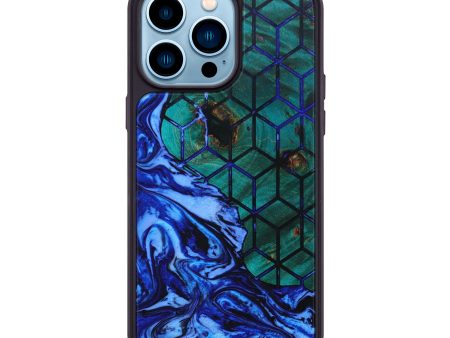 iPhone 14 Pro Max Wood+Resin Phone Case - Bria (Artist Pick, 641681) For Discount