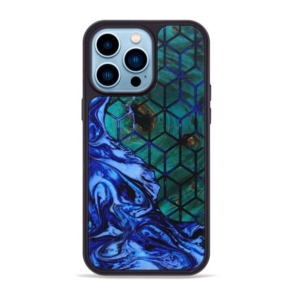 iPhone 14 Pro Max Wood+Resin Phone Case - Bria (Artist Pick, 641681) For Discount