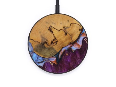 Circle Wood+Resin Wireless Charger - Benny (Mosaic, 642541) Sale