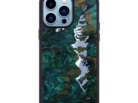 iPhone 14 Pro Max Wood+Resin Phone Case - Jeri (Pattern, 642029) Fashion