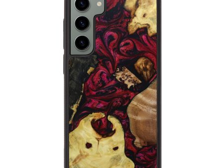 Galaxy S23 Plus Wood+Resin Phone Case - Elmer (Mosaic, 641440) For Sale