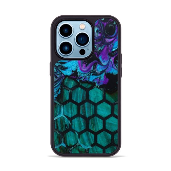 iPhone 14 Pro Wood+Resin Phone Case - Jaime (Pattern, 642056) For Cheap