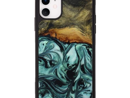 iPhone 11 Wood+Resin Phone Case - Dwight (Artist Pick, 642734) Hot on Sale