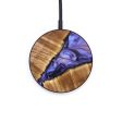 Circle Wood+Resin Wireless Charger - Sheila (Purple, 640546) Fashion