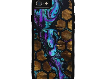 iPhone SE Wood+Resin Phone Case - Gael (Pattern, 642054) Online Sale