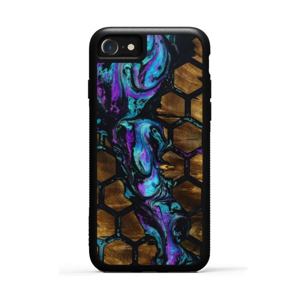 iPhone SE Wood+Resin Phone Case - Gael (Pattern, 642054) Online Sale