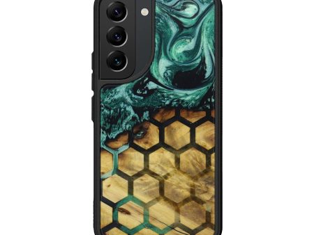 Galaxy S22 Wood+Resin Phone Case - Brooks (Pattern, 641691) For Sale