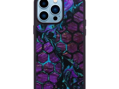 iPhone 14 Pro Max Wood+Resin Phone Case - Julius (Pattern, 642032) For Discount