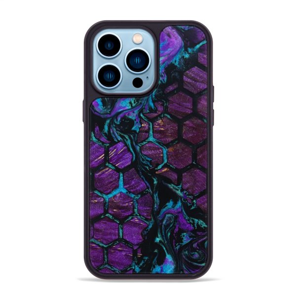 iPhone 14 Pro Max Wood+Resin Phone Case - Julius (Pattern, 642032) For Discount